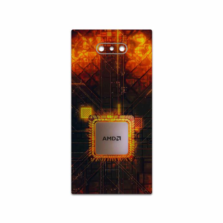 برچسب پوششی ماهوت مدل AMD Brand مناسب برای گوشی موبایل ریزر Phone 2 MAHOOT AMD Brand Cover Sticker for Razer Phone 2